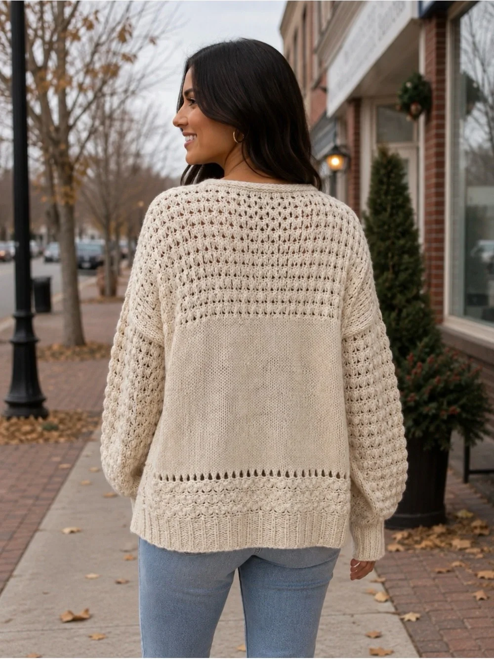 Free People textured open